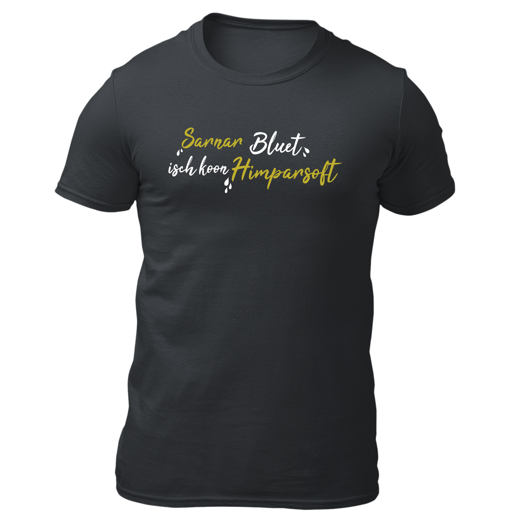 Sarnarbluet isch koon Himparsoft - Herren Shirt Bio - Grau / XS - Shirts & Tops