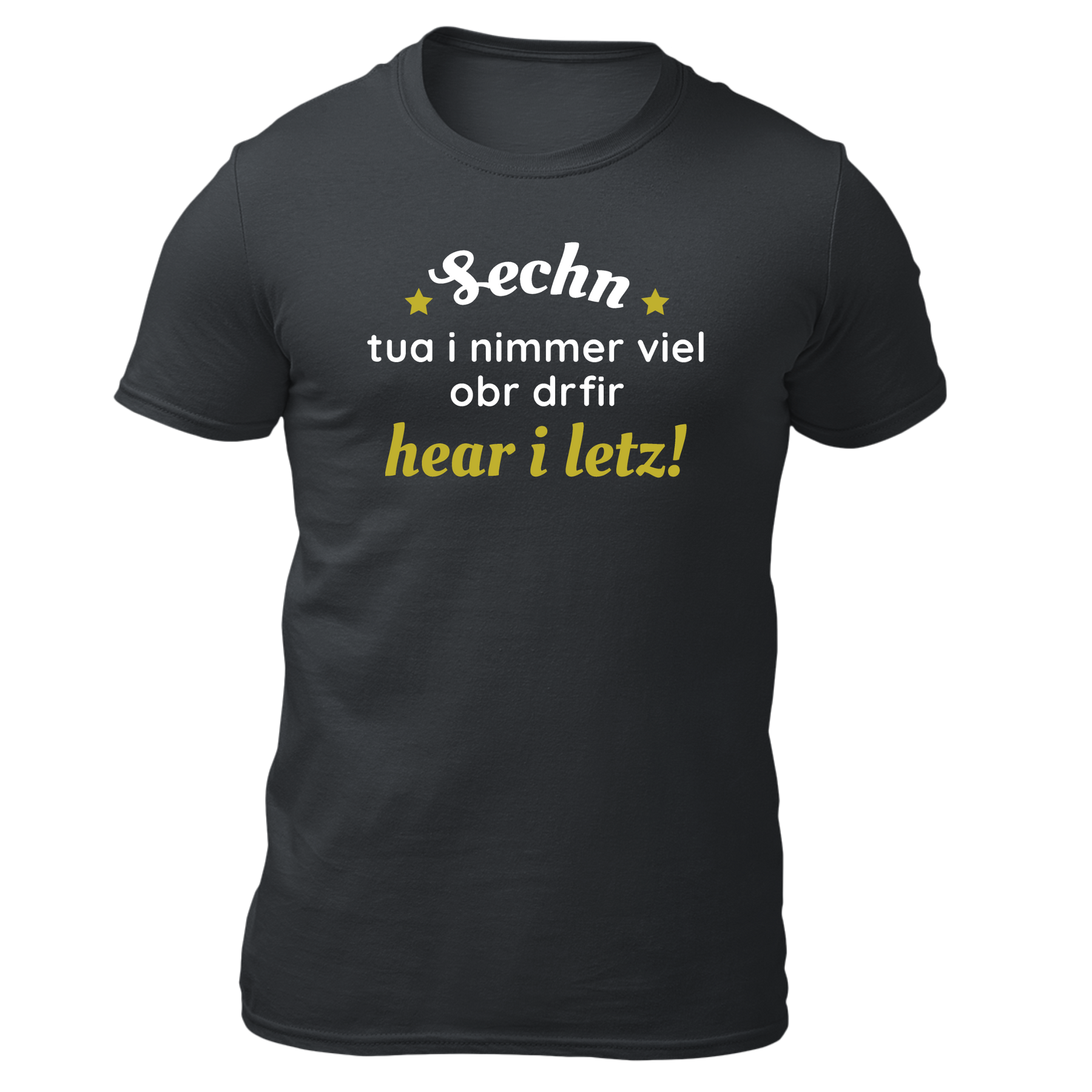 Sechn tua i nimmer viel - Herren Shirt Bio
