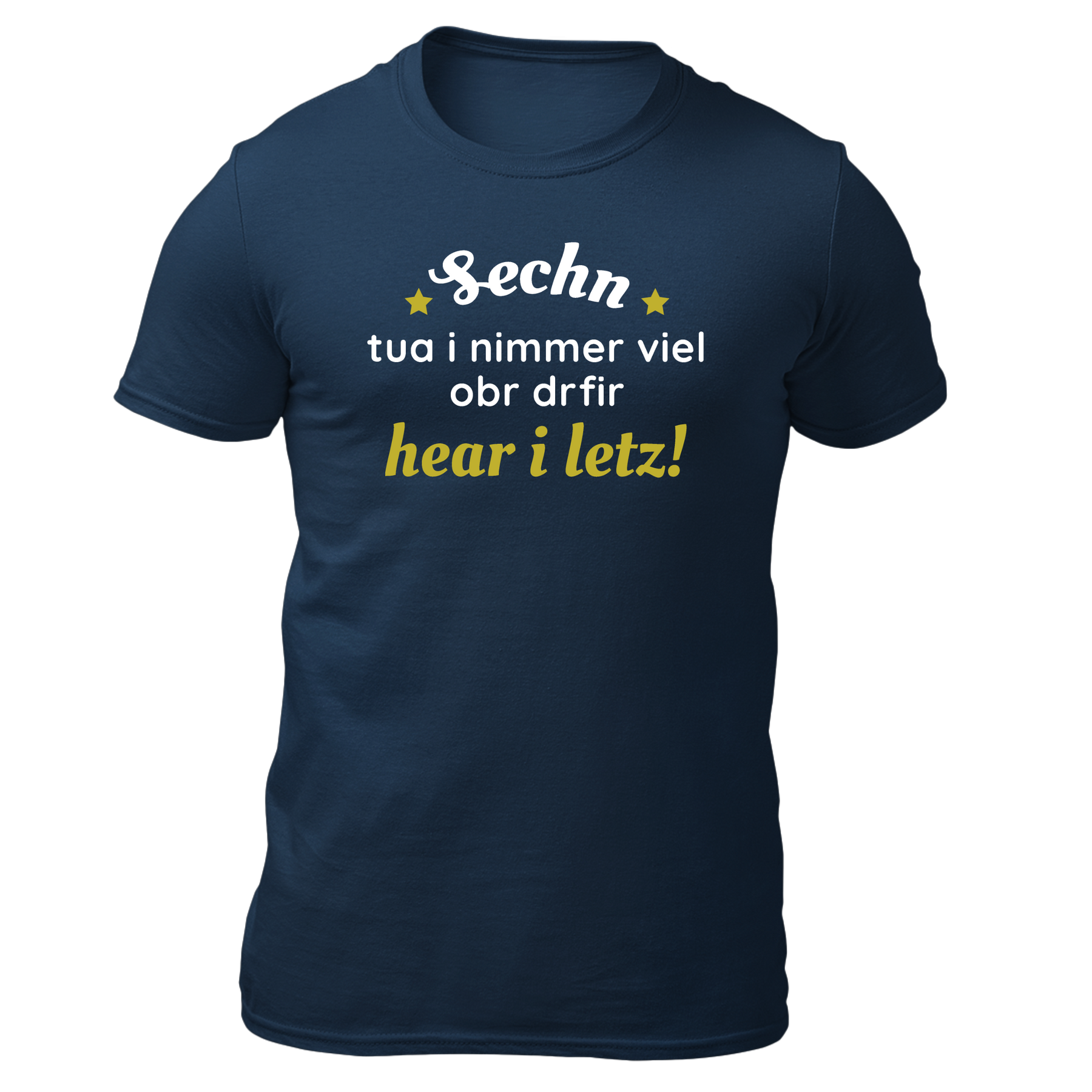 Sechn tua i nimmer viel - Herren Shirt Bio