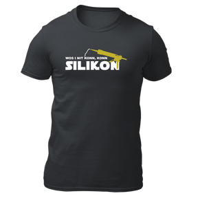 Wos i nit konn, konn Silikon - Herren Shirt Bio