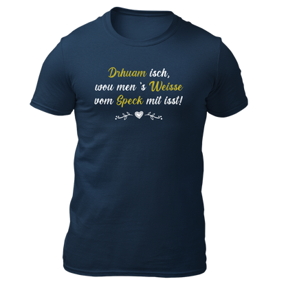 Weisse vom Speck - Herren Shirt Bio - Navy / XS - Shirts & Tops
