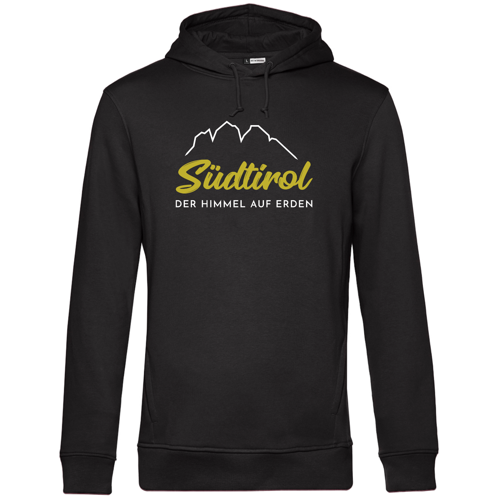 Südtirol, der Himmel auf Erden - Unisex Hoodie Bio