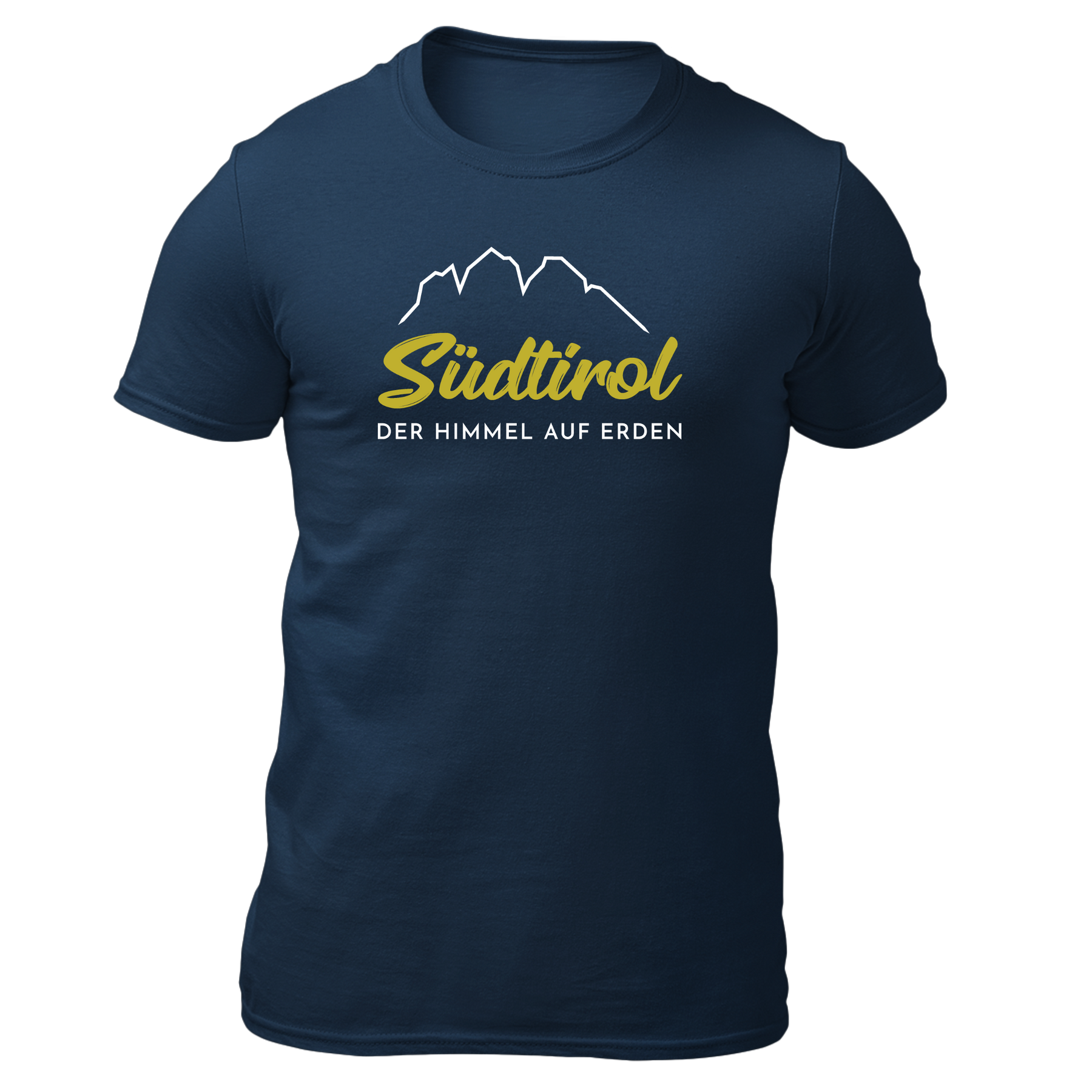 Südtirol der Himmel auf Erden - Herren Shirt Bio - Navy / S - Shirts & Tops