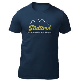 Südtirol der Himmel auf Erden - Herren Shirt Bio - Navy / S - Shirts & Tops