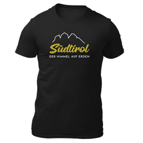 Südtirol der Himmel auf Erden - Herren Shirt Bio - Schwarz / S - Shirts & Tops