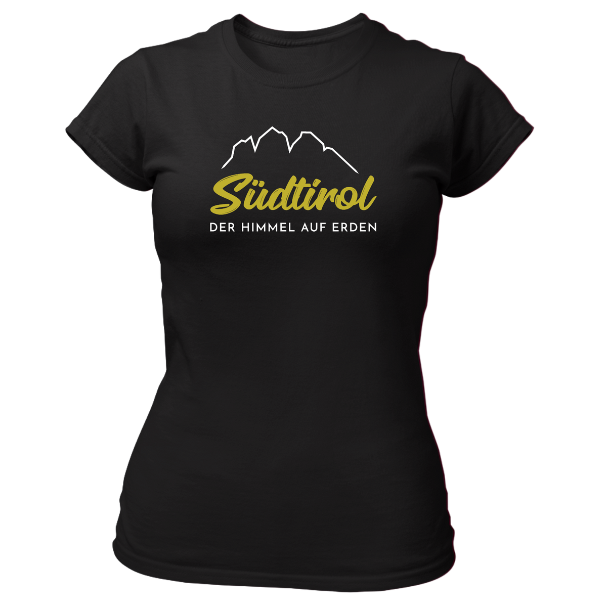 Südtirol, der Himmel auf Erden - Damen Shirt Bio
