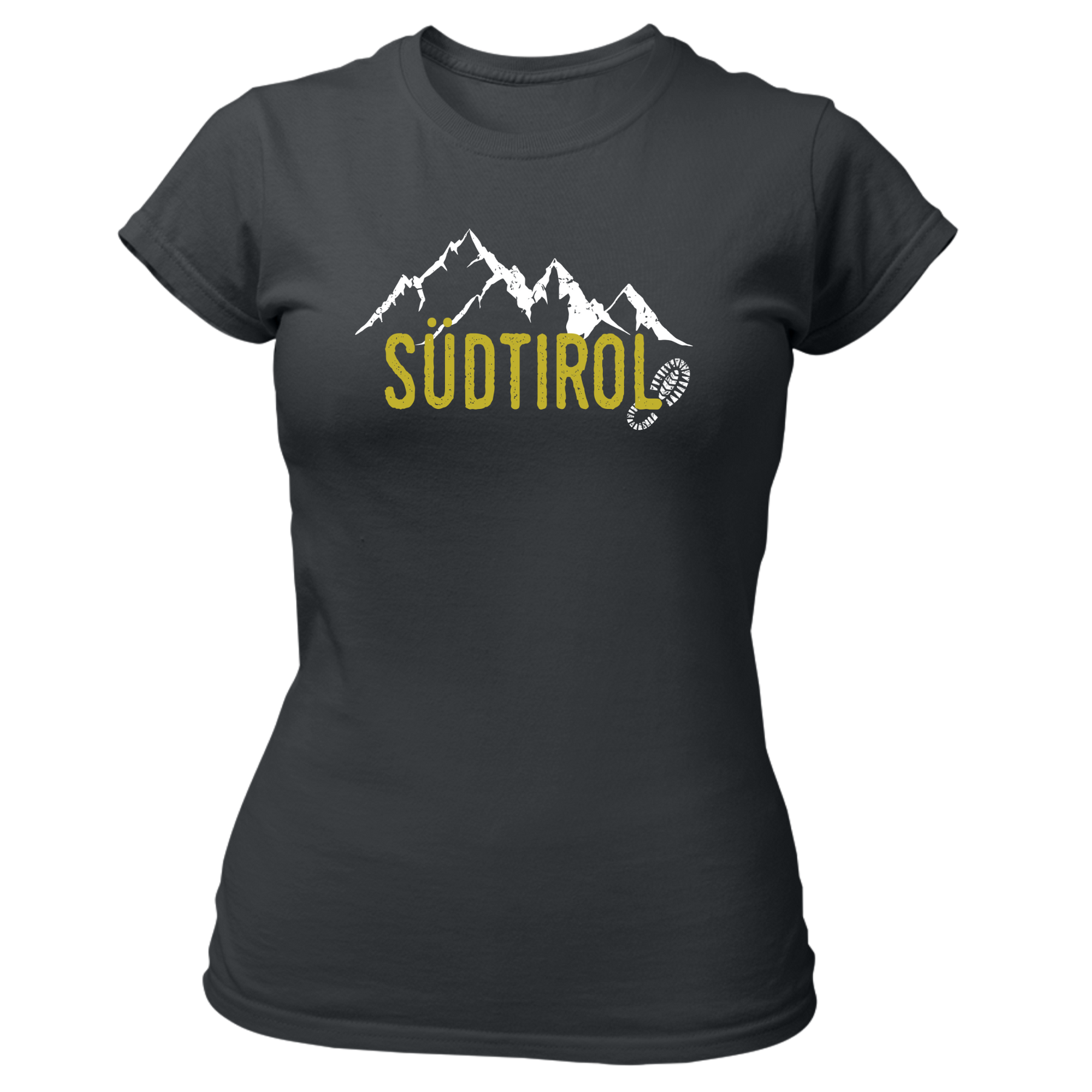 Südtirol Abdruck - Damen Shirt Bio - XS / Grau - Shirts & Tops