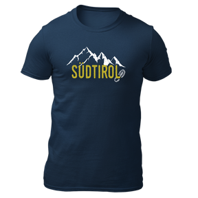 Südtirol Abdruck - Herren Shirt Bio - Navy / S - Shirts & Tops