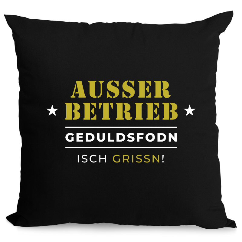 Außer Betrieb - Zirbenkissen