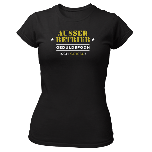 Ausser Betrieb - Damenshirt Premium