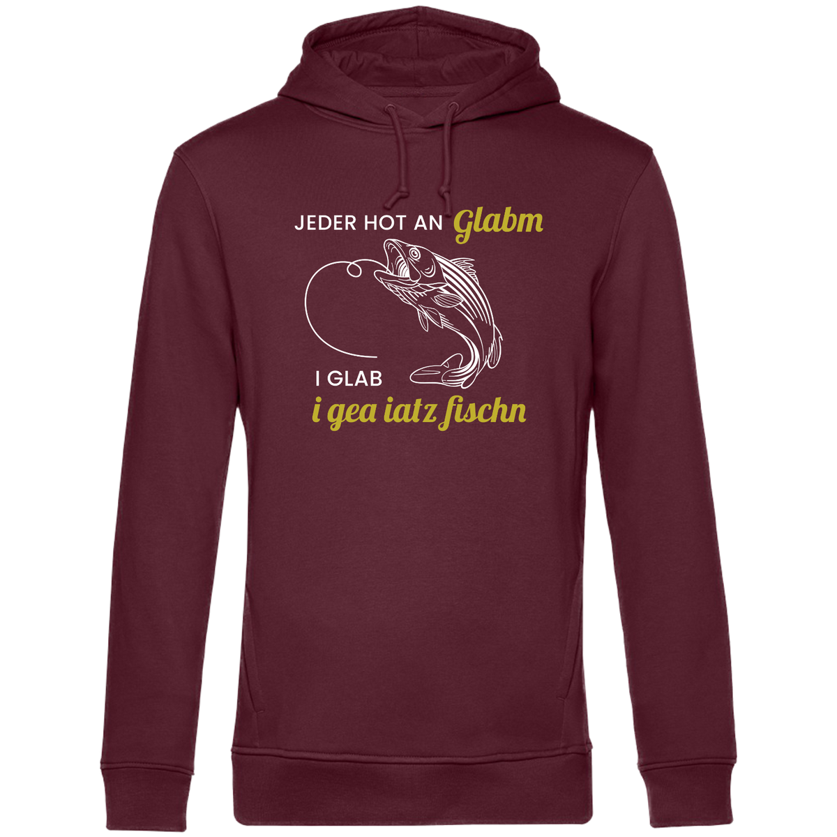 I glab i gea iatz Fischn - Unisex Hoodie Bio