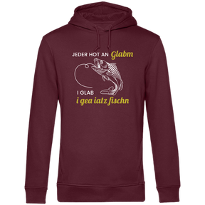 I glab i gea iatz Fischn - Unisex Hoodie Bio