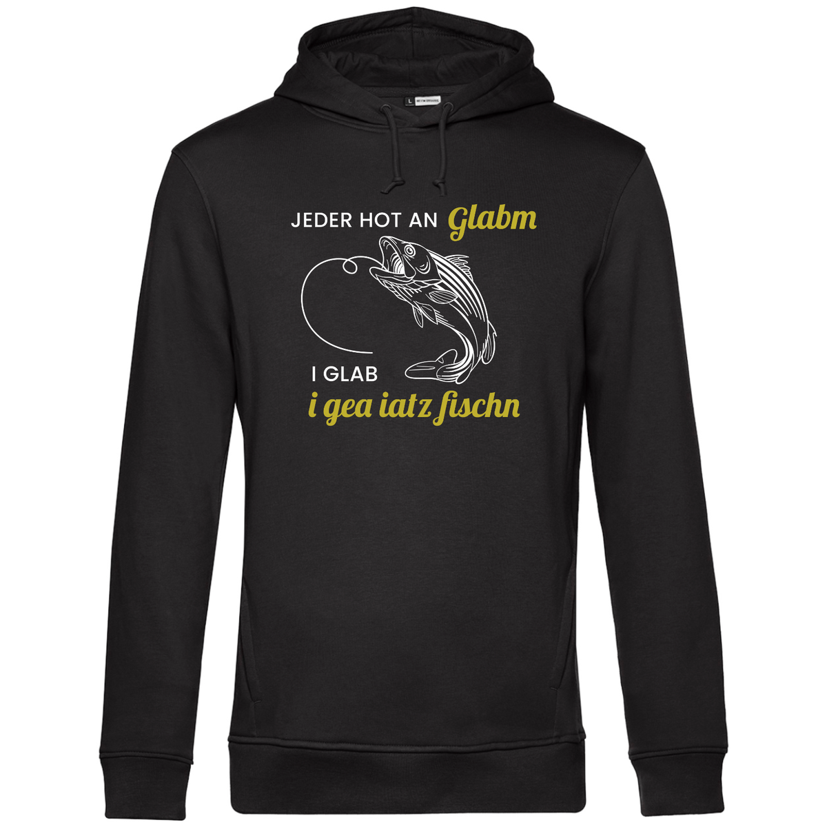 I glab i gea iatz Fischn - Unisex Hoodie Bio