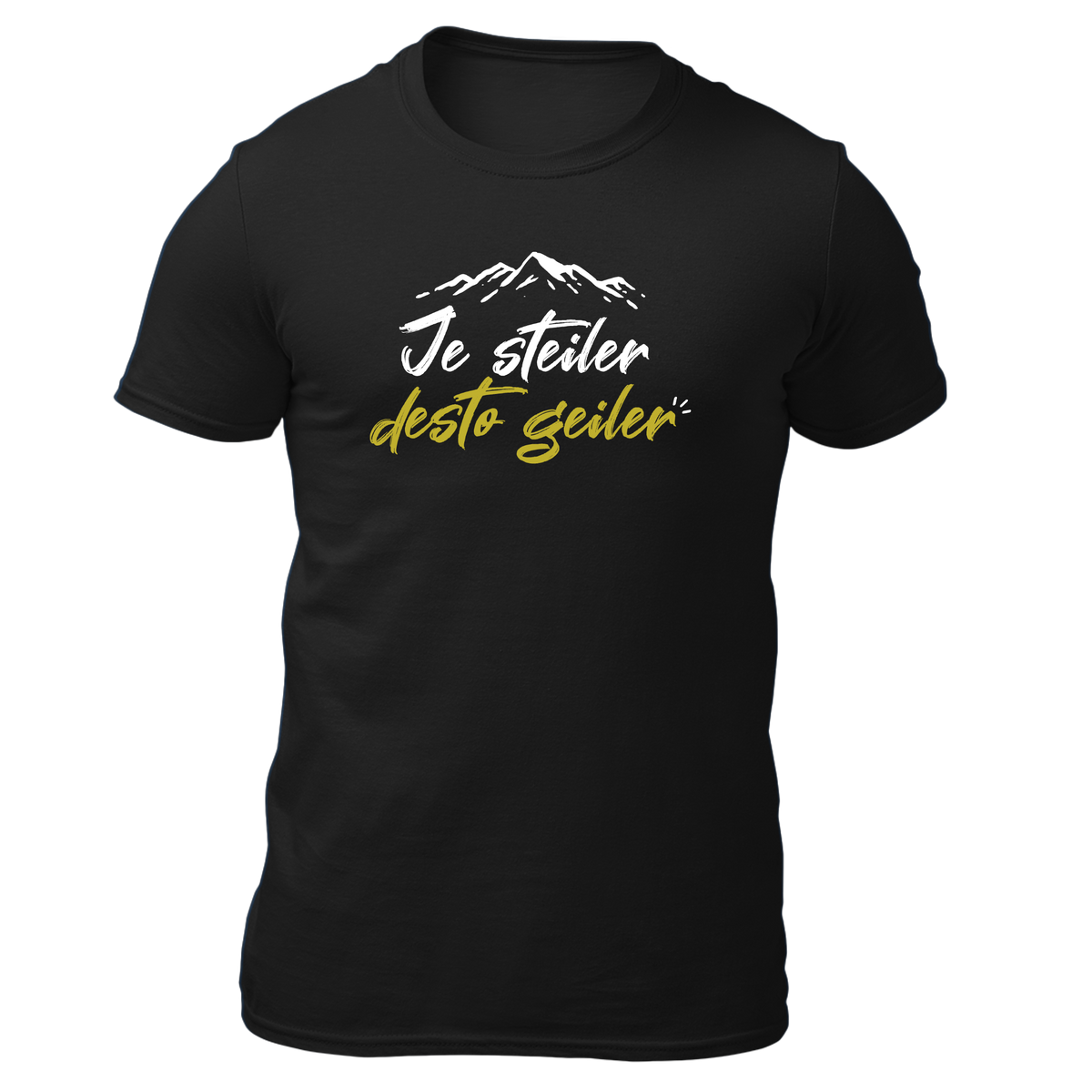 Je steiler desto geiler - Herren Shirt Bio