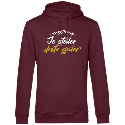 Je steiler desto geiler - Unisex Hoodie Premium