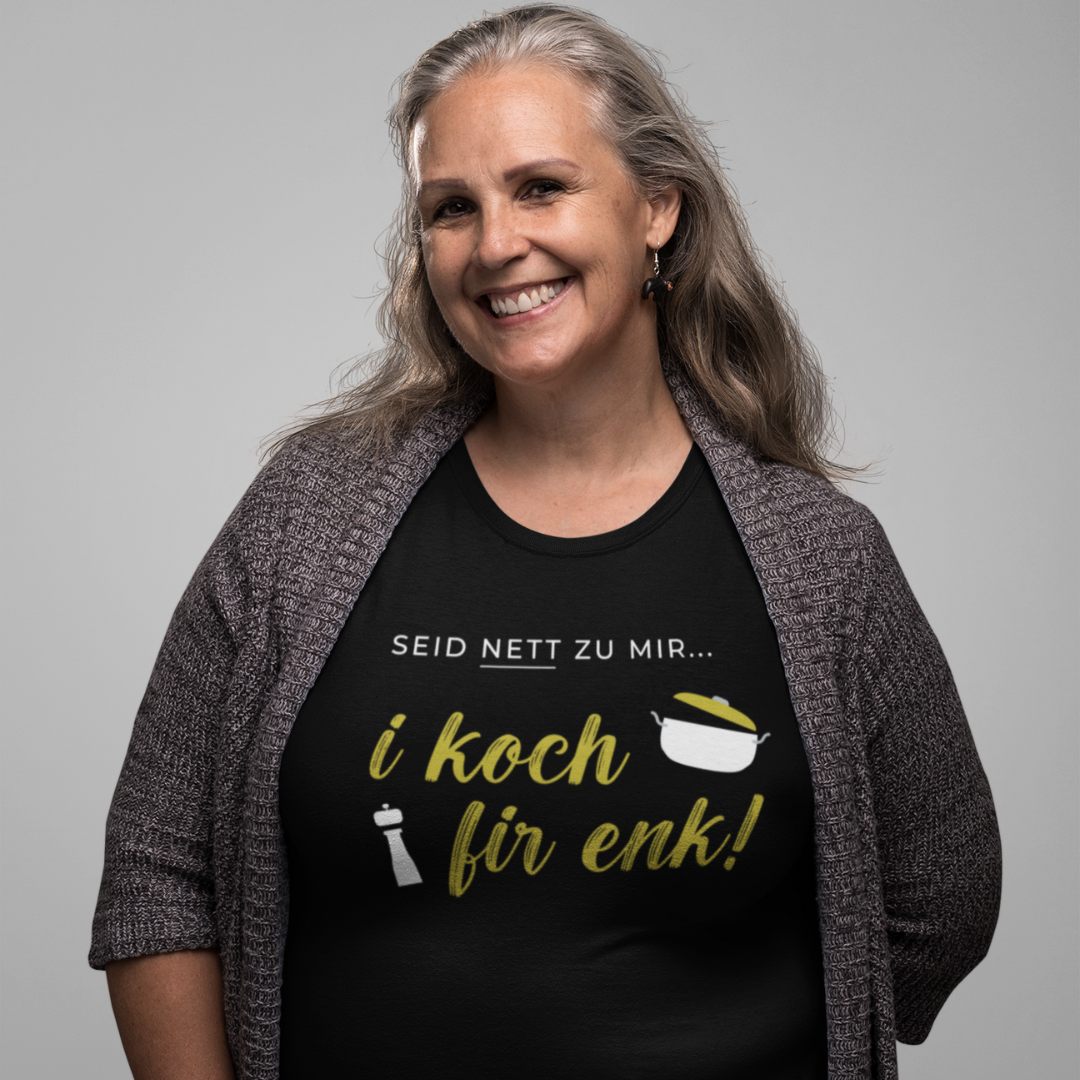 Seid nett zu mir, kochn - Damenshirt Premium