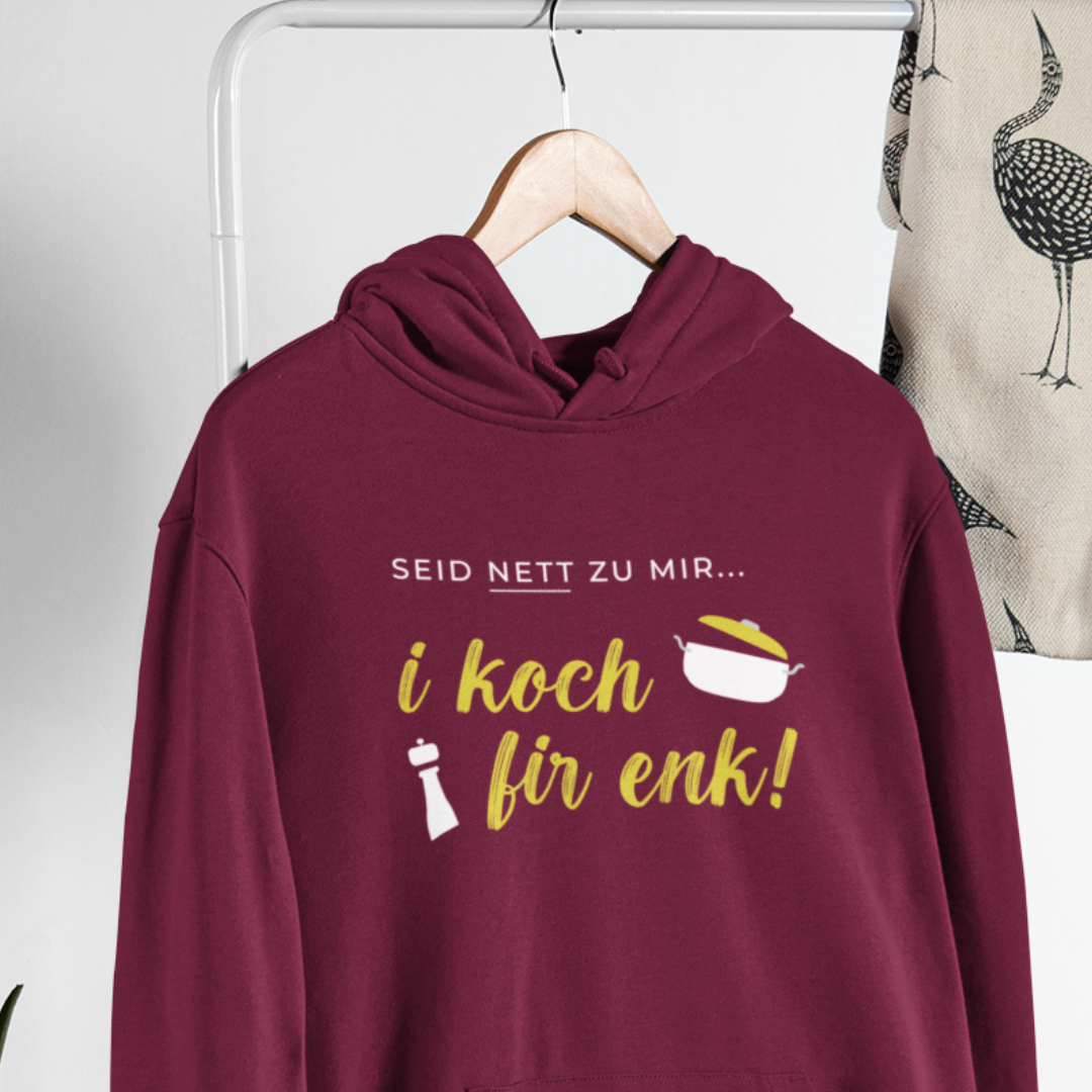 Seid nett zu mir, kochn - Unisex Hoodie Premium