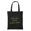 I will lei inkafn - Stofftasche Premium