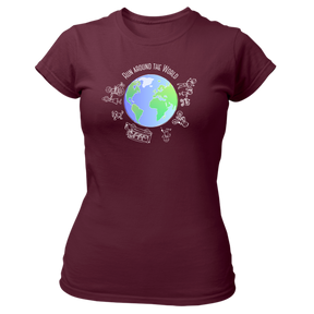 Lauf um die Welt - Damen Shirt Bio