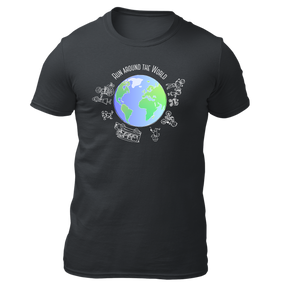 Lauf um die Welt - Herren Shirt Bio
