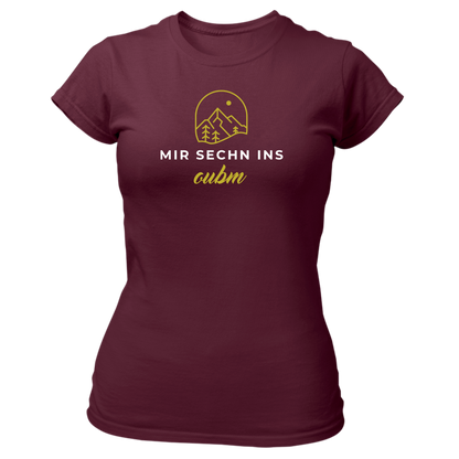 Mir sechn ins oubm - Damenshirt Premium