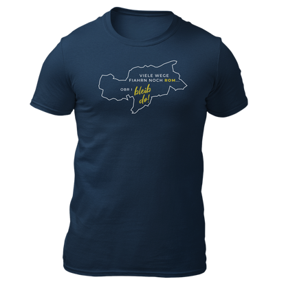 Viele Wege fiahrn noch Rom - Unisex Shirt Premium