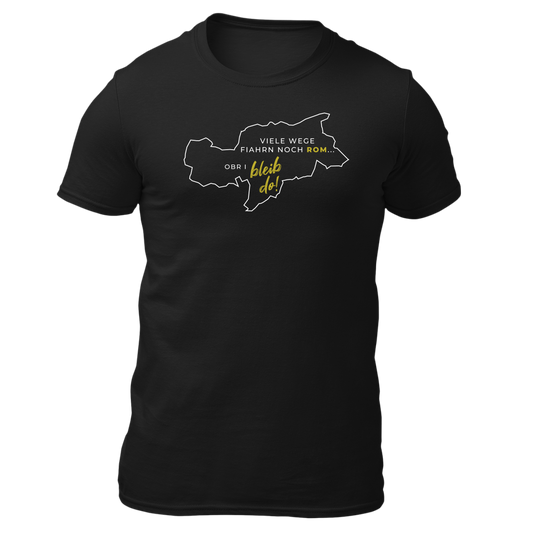Viele Wege fiahrn noch Rom - Unisex Shirt Premium