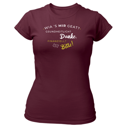 Wia's mir geat? - Damenshirt Premium