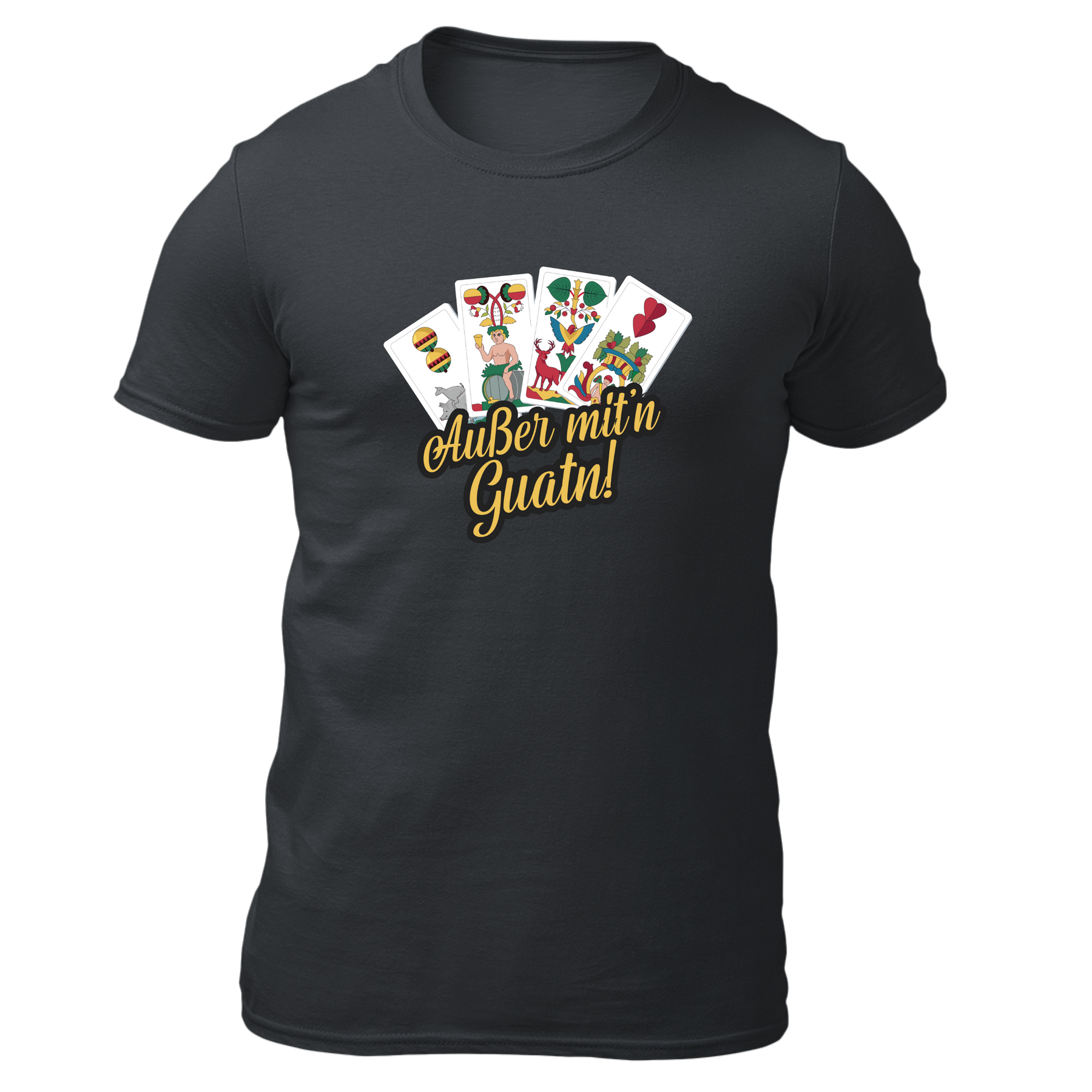 Außer mitn Guatn - Herren Shirt Bio - Grau / XS - Shirts & Tops