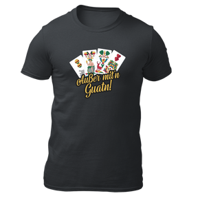 Außer mitn Guatn - Herren Shirt Bio - Grau / XS - Shirts & Tops