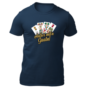 Außer mitn Guatn - Herren Shirt Bio - Navy / XS - Shirts & Tops