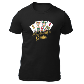 Außer mitn Guatn - Herren Shirt Bio - Schwarz / XS - Shirts & Tops
