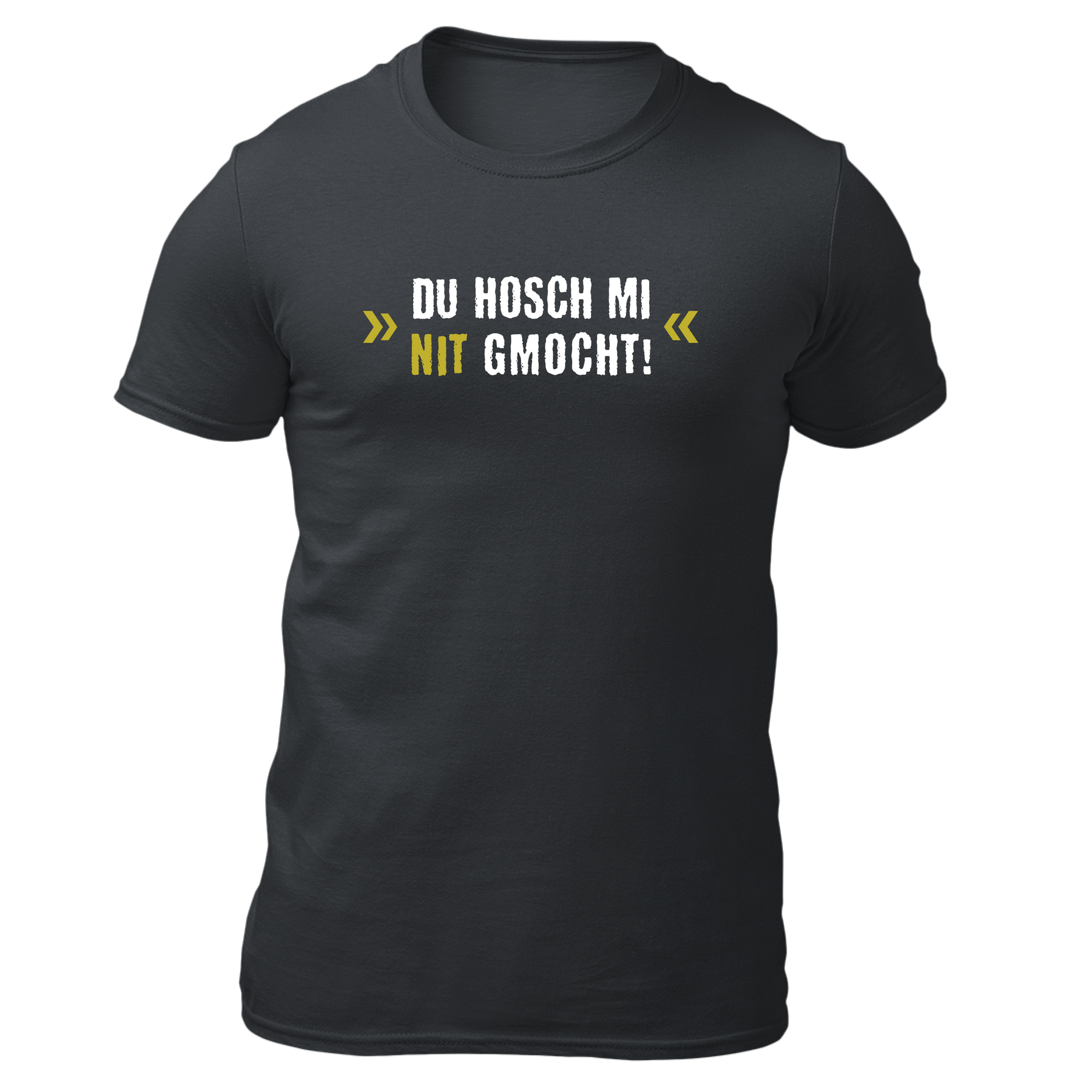 Du hosch mi nit gmocht - Herren Shirt Bio - Grau / S - Shirts & Tops