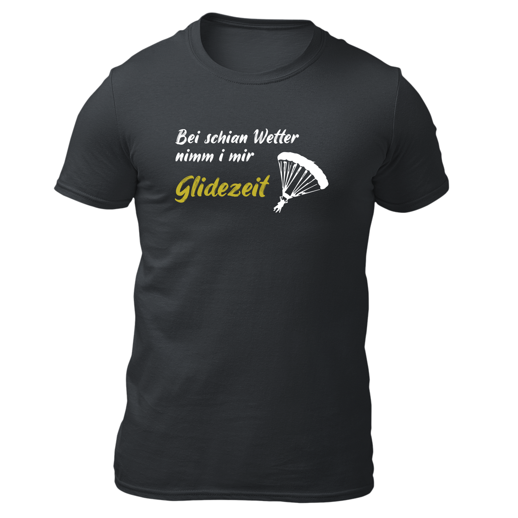 Glidezeit - Herren Shirt Bio - Grau / S - Shirts & Tops