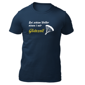Glidezeit - Herren Shirt Bio - Navy / S - Shirts & Tops