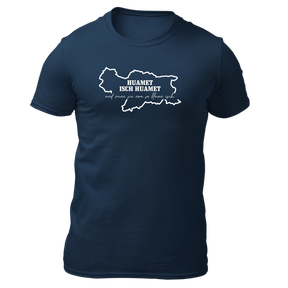 Huamet isch Huamet - Herren Shirt Bio - Navy / S - Shirts & Tops