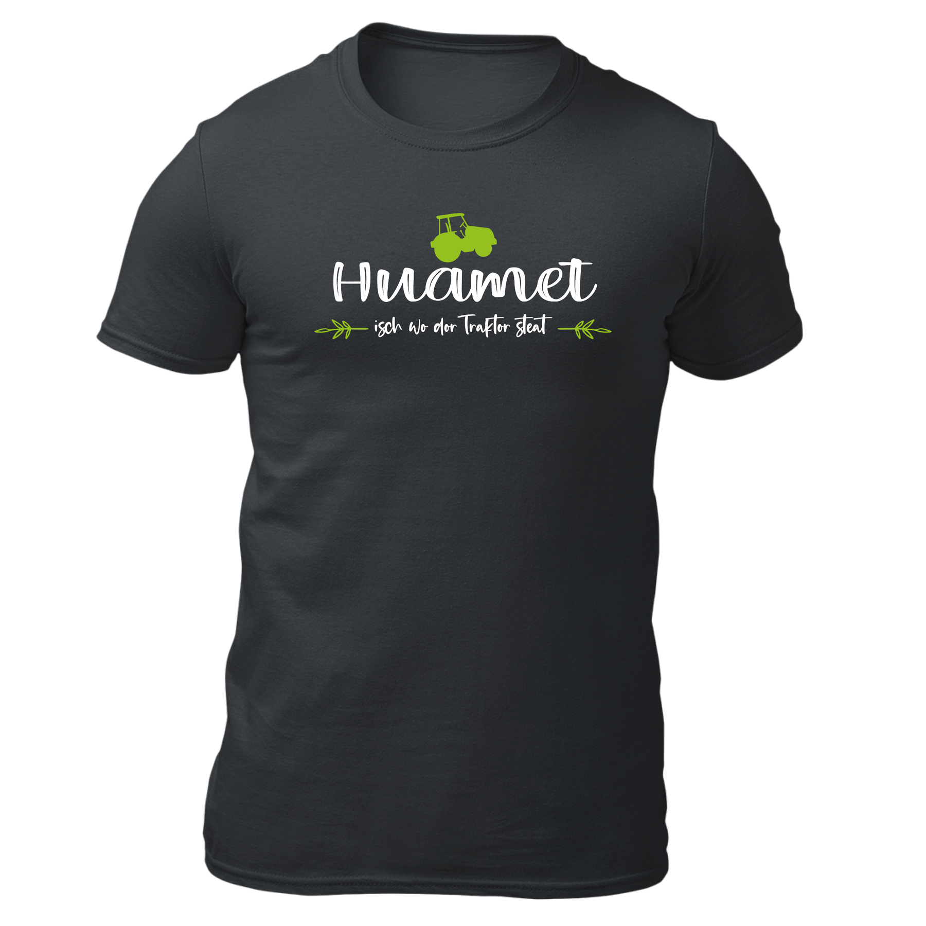 Huamet Traktor - Herren Shirt Bio - Grau / S - Shirts & Tops