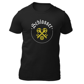 Schlosser - Herren Shirt Bio - Schwarz / S - Shirts & Tops