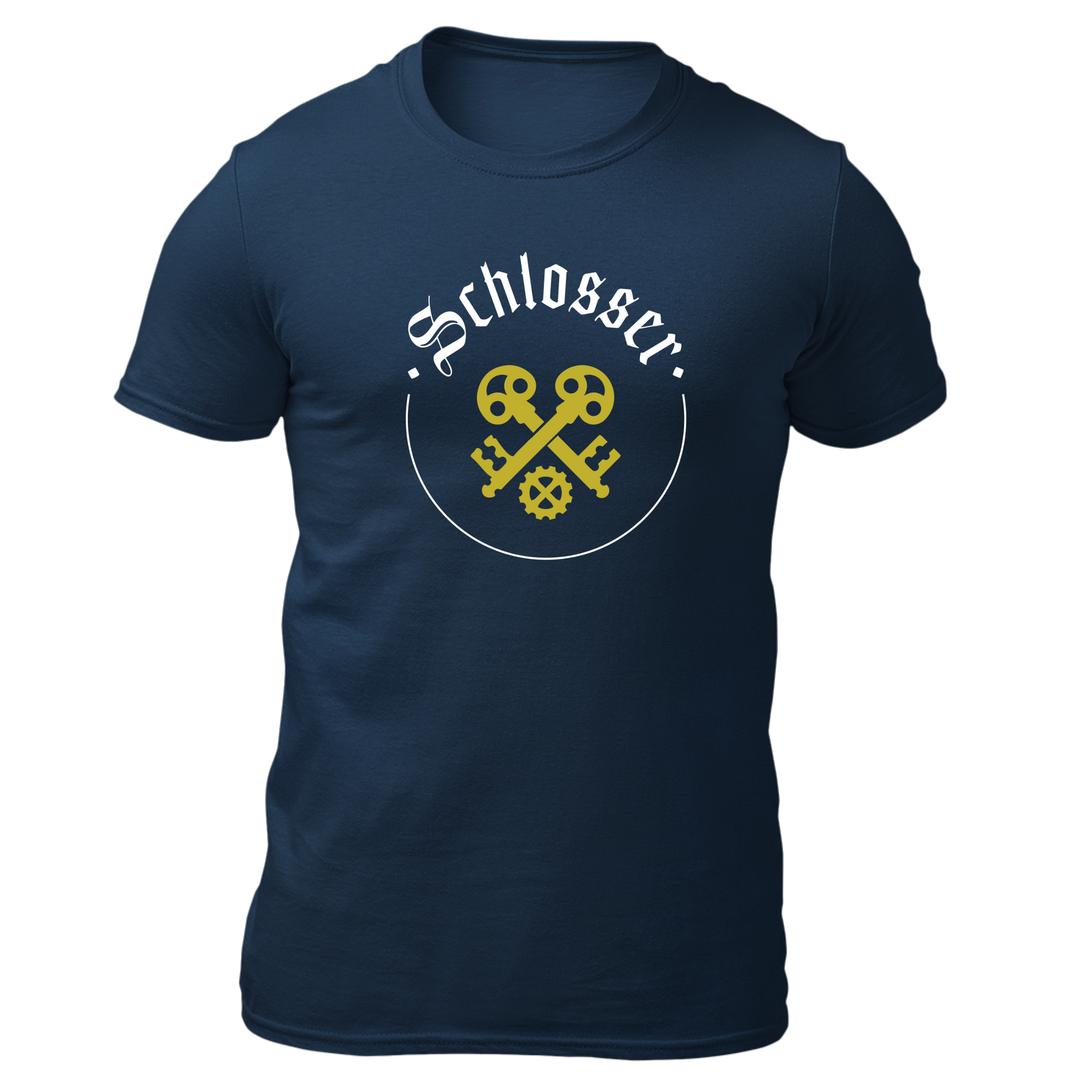 Schlosser - Herren Shirt Bio - Navy / S - Shirts & Tops