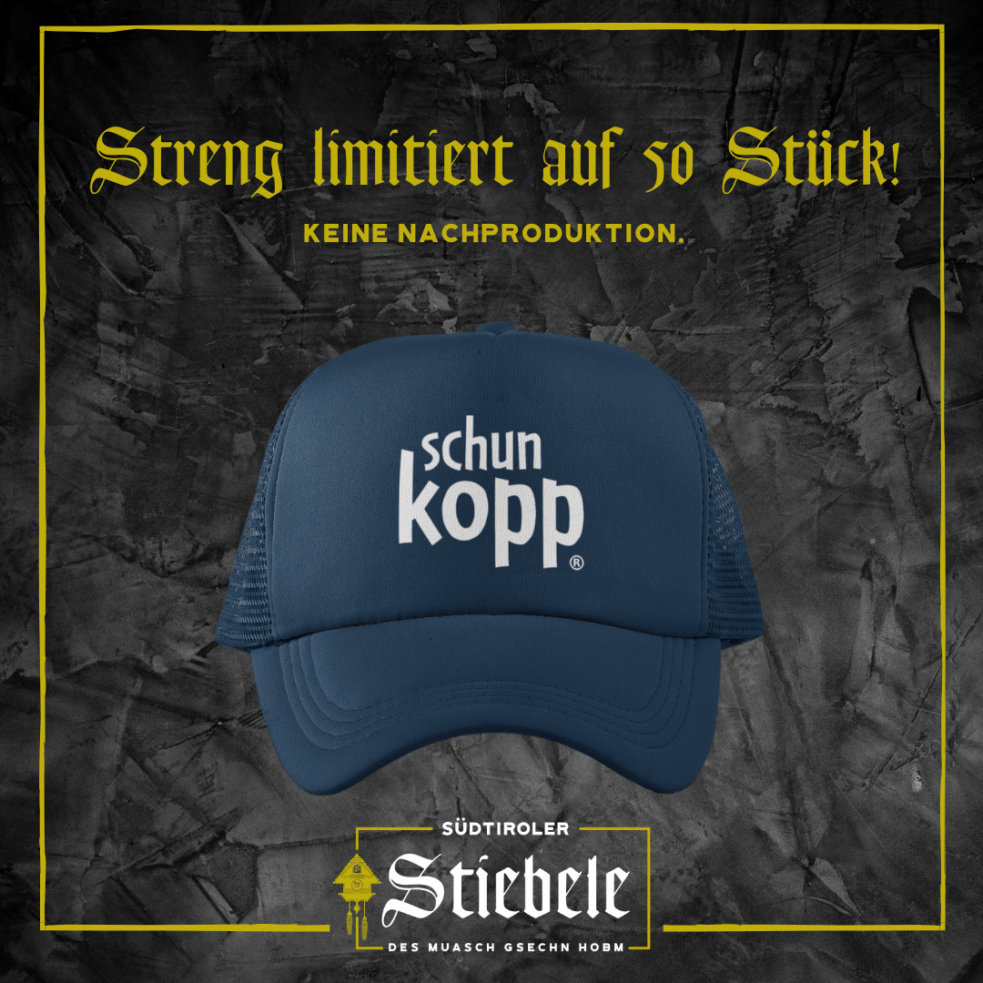 Schun Kopp - Trucker Cap bestickt - Navy - Trucker Cap