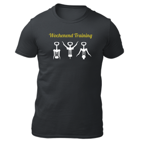 Wochenend Training - Herren Shirt Bio - Grau / S - Shirts & Tops