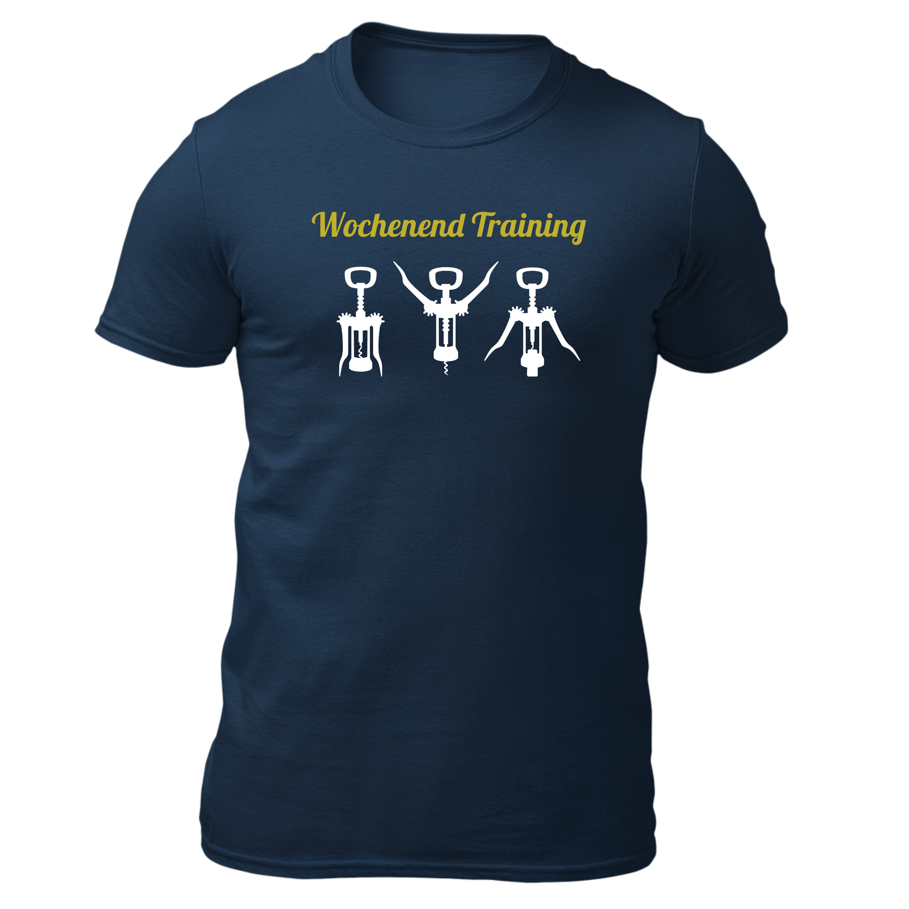 Wochenend Training - Herren Shirt Bio - Navy / S - Shirts & Tops