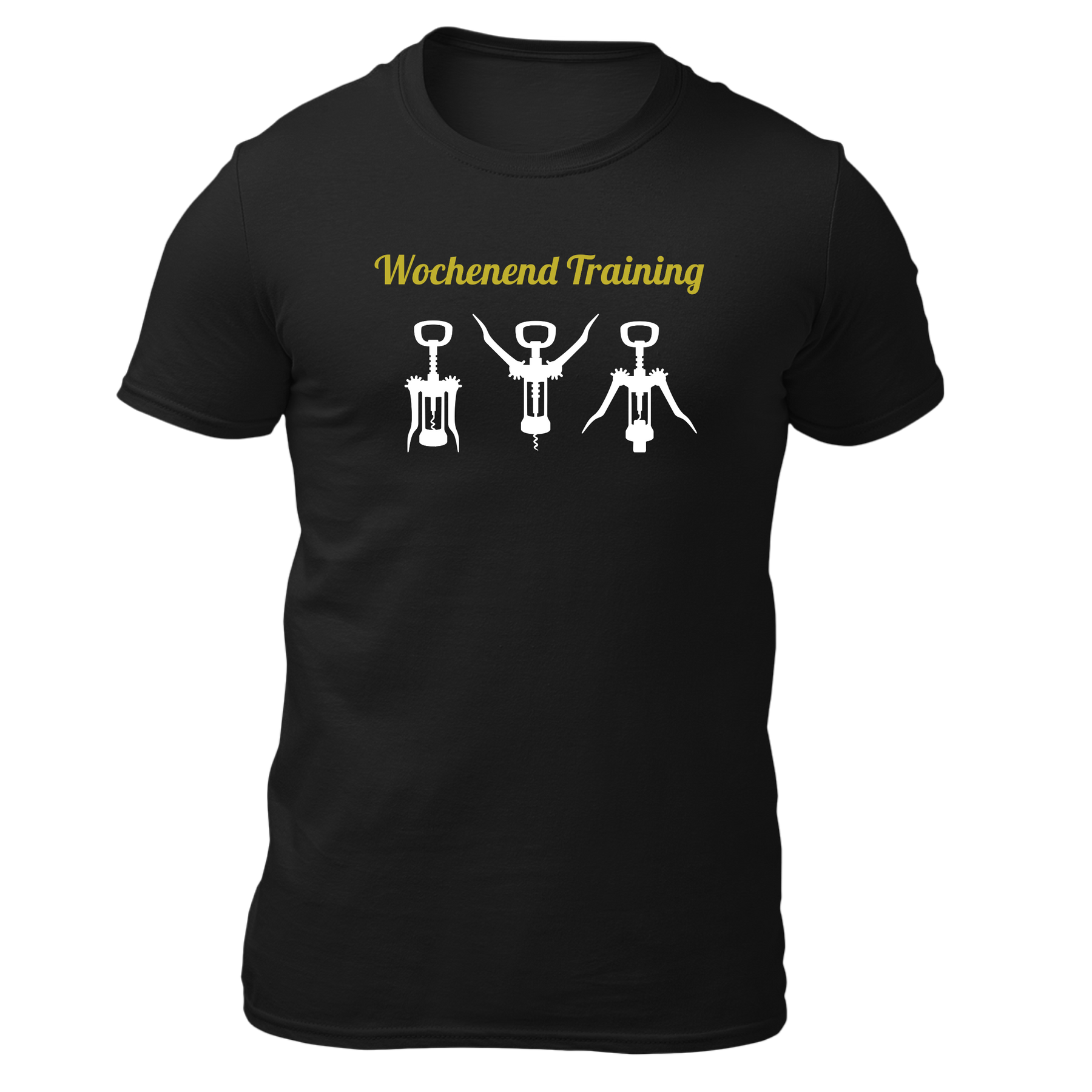 Wochenend Training - Herren Shirt Bio - Schwarz / S - Shirts & Tops
