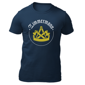 Zimmermonn Zimmerer - Herren Shirt Bio - Navy / S - Shirts & Tops